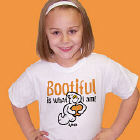 Bootiful Ghost Personalized Youth T-shirt